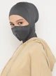 Підхіджабник З Маскою Ecardin Maskeli Hijab Bone (Mhb-St279) Темно-Сірий - изображение 1