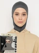 Підхіджабник З Маскою Ecardin Maskeli Hijab Bone (Mhb-St279) Темно-Сірий - изображение 2