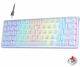 Клавиатура геймерская механическая AULA F3261 красные свитчи / RGB / HOT SWAP / Белый White - изображение 1