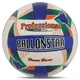 Волейбольний м'яч BALLONSTAR, біло-синій, розмір 5, PU, ручний шов, для гри в залі та на вулиці(OB_82AB0A5AAC63) - зображення 1