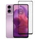 Захисне скло Fiji Premium для Motorola G24 повне проклеювання Anti-Static чорний - зображення 1