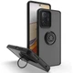 Чехол Fiji Colorframe для Xiaomi 11T / 11T Pro матовый бампер с кольцом подставкой Black - изображение 1