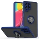 Чохол Fiji Colorframe для Samsung Galaxy M53 5G (M536) матовий бампер з кільцем підставкою Dark Blue - зображення 1