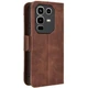 Чехол-книжка с кармашками Deexe Wallet Stand для Infinix Note 50 / Note 50 Pro - Brown - изображение 7