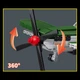 Конструктор LeYi Винищувач P-51 Mustang (562 деталі) - зображення 4