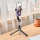 Монопод для селфі з триногою Hoco K20 (Bluetooth пульт) 980 mm Black (40313) - зображення 6