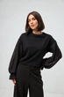 Блуза комбінована з батистом Wear me S Чорний (1_25_100_10989) - изображение 1