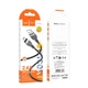 Кабель HOCO X109 Energy USB-A – Micro-USB, 1 м, чорний, силіконовий, до 2.4A, для зарядки та передачі даних - зображення 5