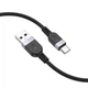 Кабель для смартфонів HOCO X109 Energy, USB-A – Type-C, силіконовий, чорний, 1 м, до 3A, передача даних - зображення 4