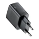 Зарядний блок живлення Type-C+USB ACEFAST A98 GaN 30 W 3 A чорний - зображення 5