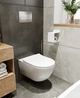 Полка держатель для туалетной бумаги NC Home Universal белая 110482 - изображение 2