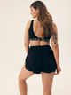Spodenki sportowe damskie z wysokim stanem BLOOVII Summervibes 42941-99X L Czarne - obraz 7