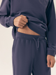 Spodnie od piżamy męskie bawełniane Henderson Outdoor 42822-95X L Granatowe - obraz 4