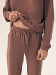 Spodnie od piżamy męskie bawełniane Henderson Outside 42823-84X XL Brązowe - obraz 4