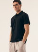 Koszulka polo męska Henderson Mile 43025-99X 2XL Czarna - obraz 1