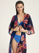 Szlafrok plażowy damski Esotiq Papaya 43148-59X L/XL Granatowy - obraz 4
