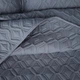 Покрывало MirSon Trend Line №3100 Mountain beauty Темно-серое евро 200x220 см с наволочками 50х70 см х 2 шт полиэстер (2200007298044) - изображение 4