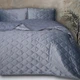 Покрывало MirSon №5052 Velor charm Dark Gray Двуспальный 180x210 см Велюр + Микрофибра (2200008376901) - изображение 5