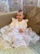 Первое нарядное платье для девочки Family Tradition сатин кружево 68 см белое Снежинка - изображение 2