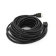 Кабель Merlion HDMI-HDMI HIGH SPEED 10m, v1.4, OD-7.5mm, круглый Black, коннектор Black Voltronic YT-HDMI(M)/(M)HS-10m - изображение 2