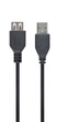 Кабель Cablexpert (CCF-USB2-AMAF-1.5 M) USB2.0 A - USB A, 1.5 м, феритовий фільтр - зображення 1