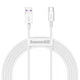 Зарядний кабель Baseus Superior Series Type-C PD 66W 2m White (CATYS-A02) - изображение 1