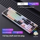 Механічна дротова ігрова клавіатура LANGTU LT-104 з перемикачами hotswap, Type-C, RGB підсвітка клавіш та боку, 104 клавіш (розкладка ENG-UA, QWERTY) Колір - Чорний - зображення 2