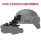 Мостовое крепление кронштейн на шлем для NVG-10 NVG-30 NVG-50 (алюминий) - зображення 3