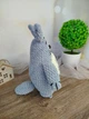 Вязаная мягкая плюшевая игрушка амигуруми добрый лесной дух Totoro "Тоторо", серый, 27 см, ручная работа - изображение 2