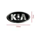 Емблема LinkNexGen KIA чорна (обід хром) 150х75 мм (на скотчі) 86320-1w250 - зображення 2