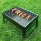 Портативный гриль-барбекю BBQ Grill Portable TL-372, складной переносной мангал для гриля, стейков - изображение 6