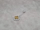 Срібна сережка для пірсингу пупка з тигровим оком. 6025.5 - зображення 2