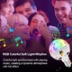 Лампа диско шар в патрон E27 Magic Football футбольный мяч с вращением RGB света на 360° - изображение 2