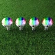 Лампа диско шар в патрон E27 Magic Football футбольный мяч с вращением RGB света на 360° - изображение 9