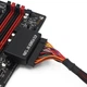 Кутовий ATX 24 пін перехідник 90 градусів 24pin "ATX POWER" живлення материнської плати Чорний - зображення 5