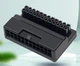 Кутовий ATX 24 пін перехідник 90 градусів 24pin "ATX POWER" живлення материнської плати Чорний - зображення 6