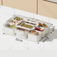 Контейнер для закусок з кришкою і ручками 9 комірок 32×21×7 см (JDT-0846181) - зображення 4