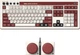 Клавіатура 8Bitdo Retro 108 Mechanical Keyboard Fami Edition - зображення 1