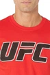Футболка UFC Logo Stitch Tee Color: Red (01RED0037) M - изображение 3