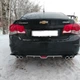 Накладка на задний бампер Chevrolet Cruze универсальный цвет черно серебристый - изображение 2
