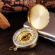 Компас із кришкою і світловою шкалою Copper мідний компас для походів / кемпінгу / туризму, золотистий (99445374) - зображення 3