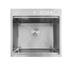 Мийка Mixxus MH5050-SK NANO-SILVER (3.0/0.8) з н.ст. зі сходинкою для суш., з підст. - зображення 1