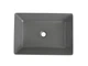 Раковина накладна Mixxus Premium QUADRO-0108 GRAY 550x390x145mm (MP6652) - изображение 2