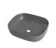 Раковина накладна Mixxus Premium DIVERSE-0115 GRAY 490x395x135mm (MP6650) - изображение 9