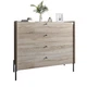 Комод с 4 ящиками LION Wood с черными ножками 100х90х45 см Дуб Сонома (LION-042980) - изображение 2
