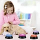 Звуковая кнопка для собак и кошек Pet Button с голосовой командой Малиновый 9×4.5 см - изображение 5