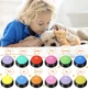 Звуковая кнопка для собак и кошек Pet Button с голосовой командой Малиновый 9×4.5 см - изображение 9