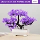 Искусственный бонсай в горшке Lavender Bonsai Сиреневый 26x19 см - изображение 2