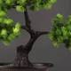Искусственная композиция Бонсай Сосновое Дерево в горшке Pine Bonsai Зеленый 32×27 см - изображение 5