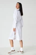 Сукня міді льоновмісна з поясом Wear me XS Білий (14_24_5937) - изображение 3